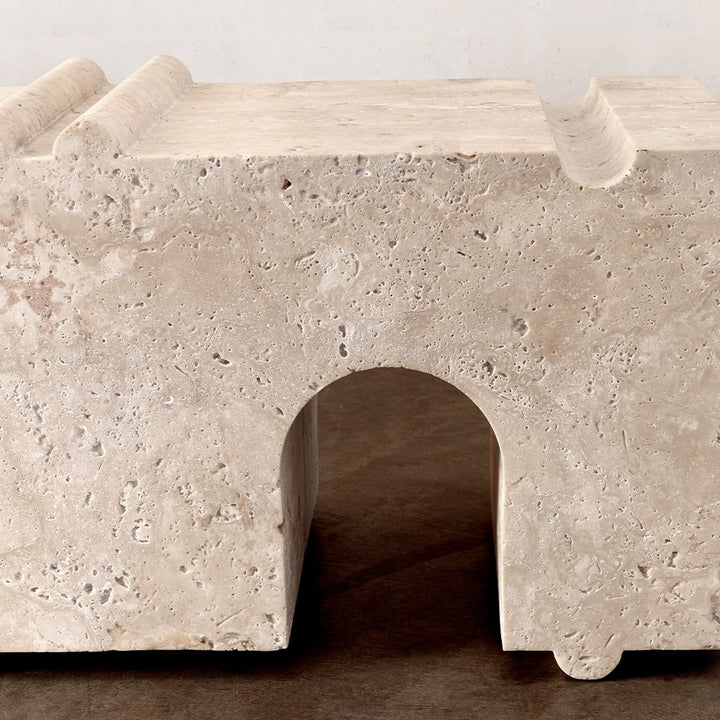Kelly Wearstler Hume Modular Stone Bench — view 7