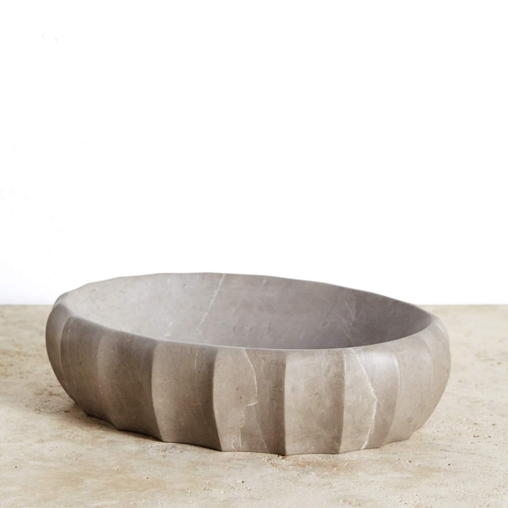 Kelly Wearstler Fluted Oval Bowl — view 1