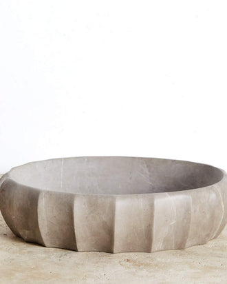 Kelly Wearstler Fluted Oval Bowl — view 2