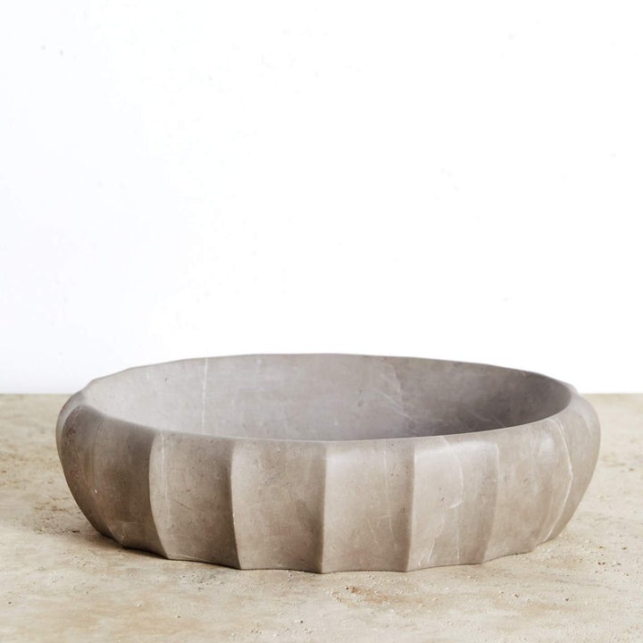 Kelly Wearstler Fluted Oval Bowl — view 2