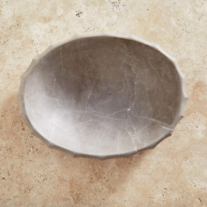 Kelly Wearstler Fluted Oval Bowl — view 4