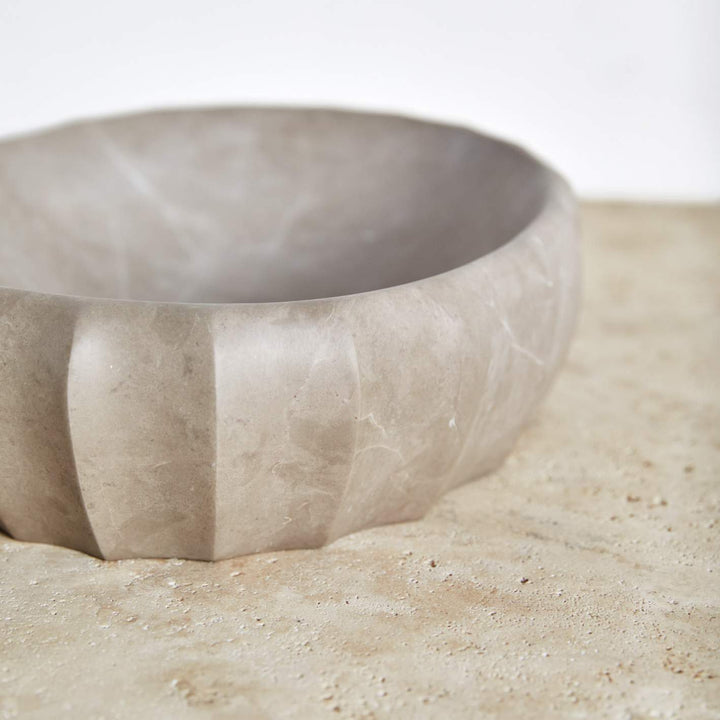 Kelly Wearstler Fluted Oval Bowl — view 5