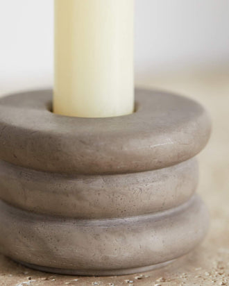Kelly Wearstler Rippled Small Candle Holder — view 2