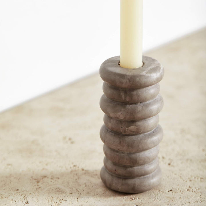 Kelly Wearstler Rippled Medium Candle Holder — view 2
