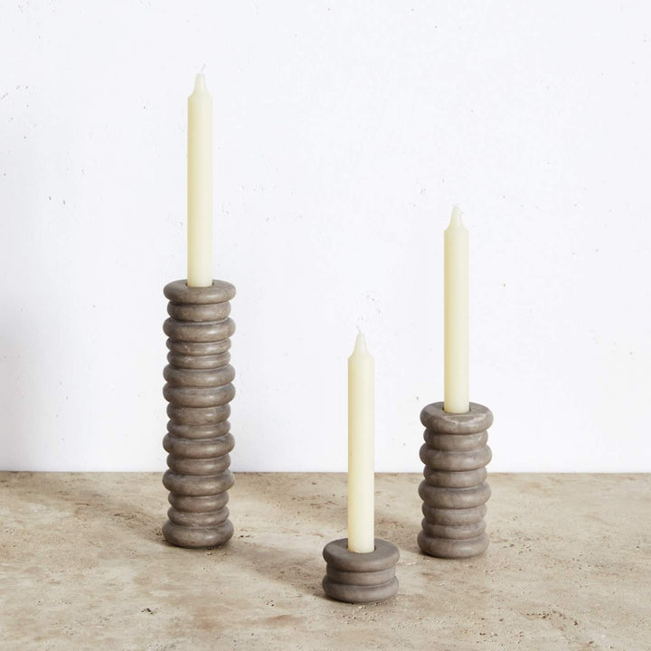 Kelly Wearstler Rippled Medium Candle Holder — view 5