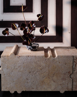 Kelly Wearstler Hume Modular Stone Bench — view 2