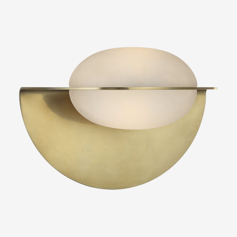 Kelly Wearstler Fosse 9" Invertable Oval Sconce — view 1