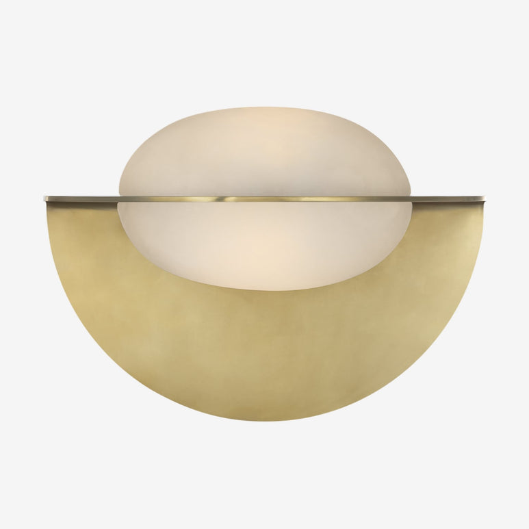 Kelly Wearstler Fosse 9" Invertable Oval Sconce — view 2