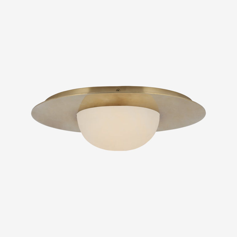 Kelly Wearstler Fosse 15" Flush Mount — view 1