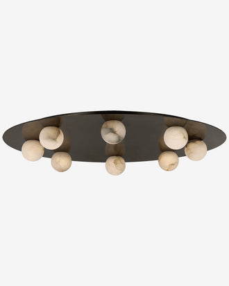 Kelly Wearstler Pertica 30" Eight Light Flush Mount — view 1