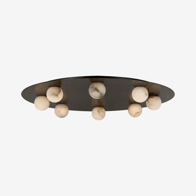 Kelly Wearstler Pertica 30" Eight Light Flush Mount — view 1