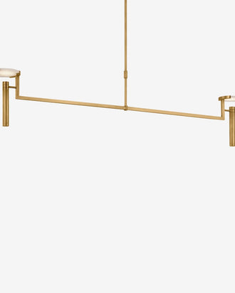 Kelly Wearstler Melange Extra Large Floating Disc Linear Chandelier — view 1