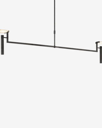 Kelly Wearstler Melange Extra Large Floating Disc Linear Chandelier — view 2