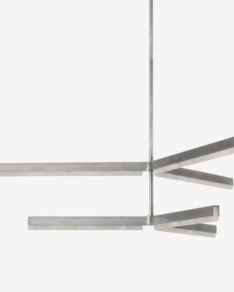 Kelly Wearstler Linea 56" Two Tier Chandelier — view 2
