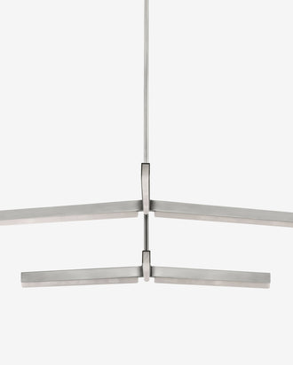 Kelly Wearstler Linea 56" Two Tier Chandelier — view 1