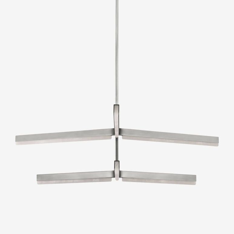 Kelly Wearstler Linea 56" Two Tier Chandelier — view 1