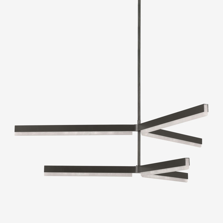 Kelly Wearstler Linea 56" Two Tier Chandelier — view 8