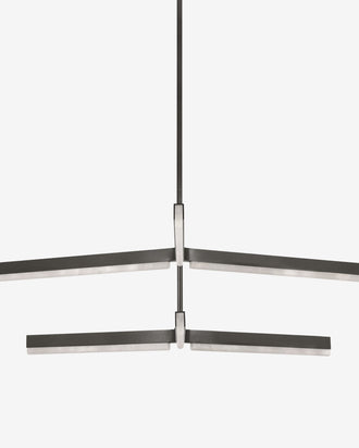 Kelly Wearstler Linea 56" Two Tier Chandelier — view 6