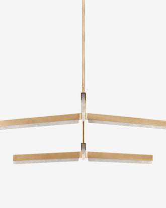 Kelly Wearstler Linea 56" Two Tier Chandelier — view 7