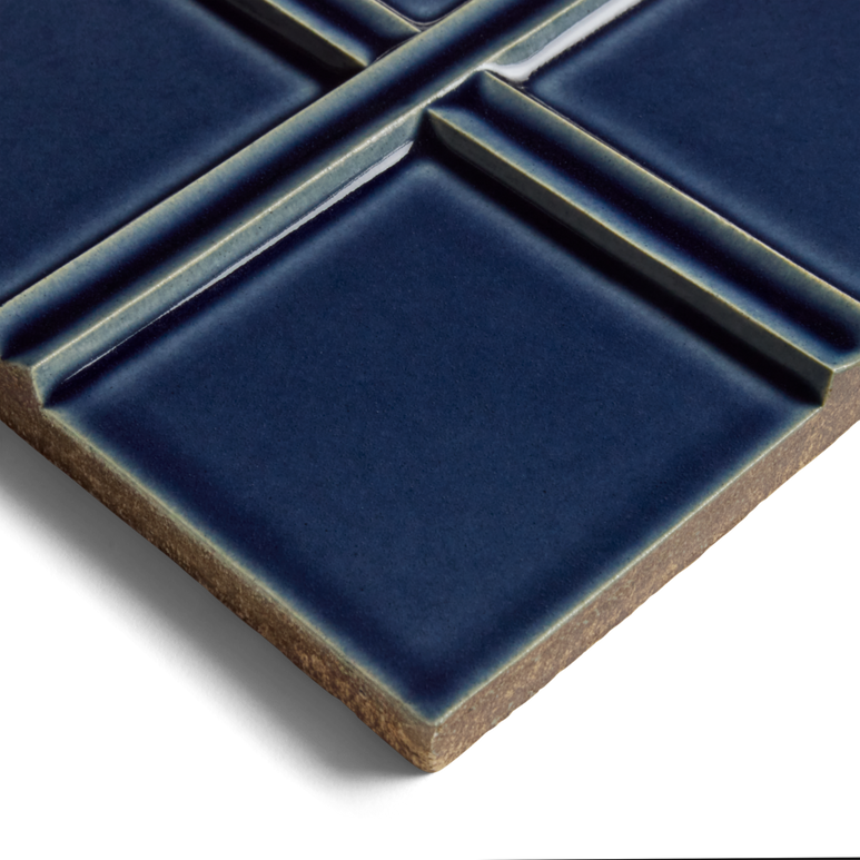 Kelly Wearstler Stoneware 6" x 6" Cross Field Tile — view 13