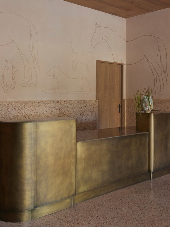 Animal Hospital interior by Kelly Wearstler