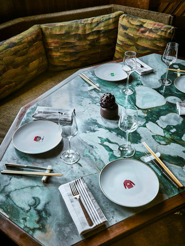 L'Apogee Courchevel interior by Kelly Wearstler