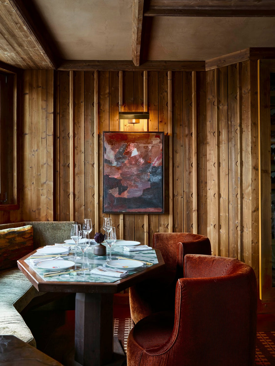 L'Apogee Courchevel interior by Kelly Wearstler