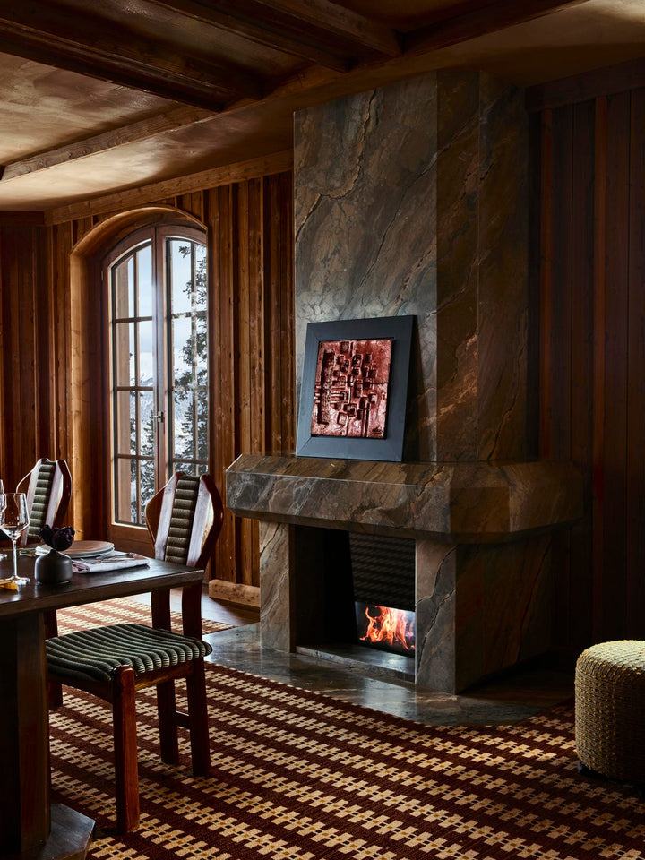 L'Apogee Courchevel interior by Kelly Wearstler
