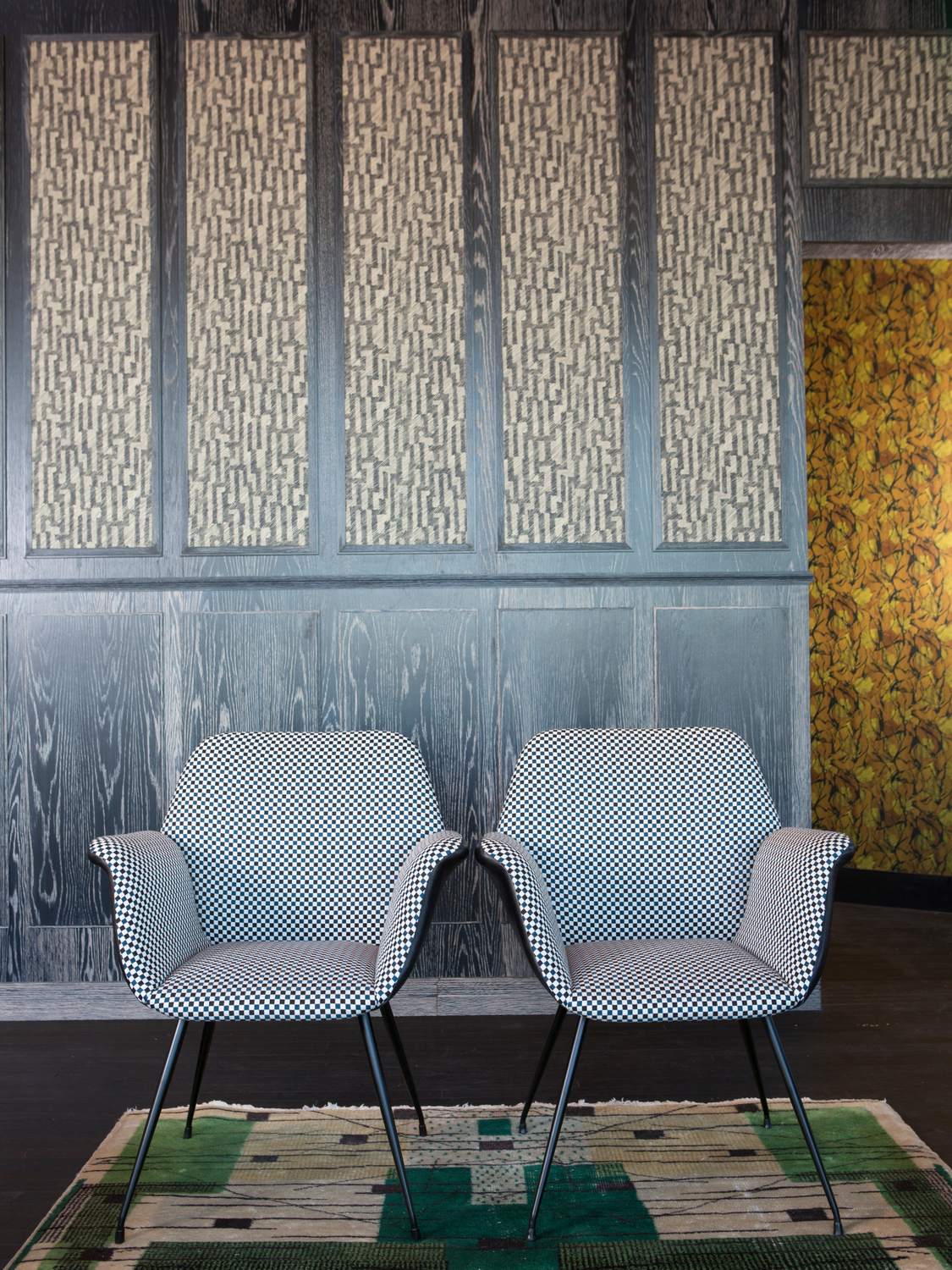 Charmaine's rooftop bar interior by Kelly Wearstler