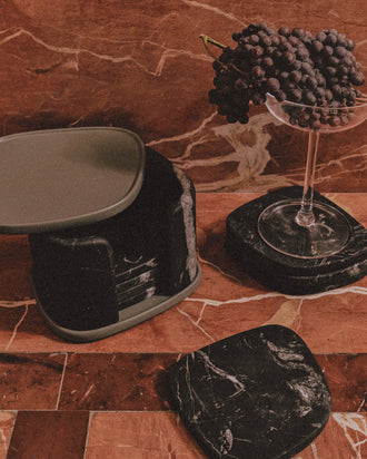 Kelly Wearstler Maris Marble Coaster Set — view 2