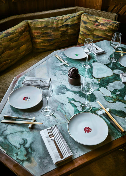 Restaurant interior by Kelly Wearstler