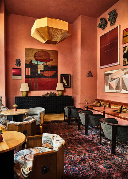 Restaurant interior by Kelly Wearstler