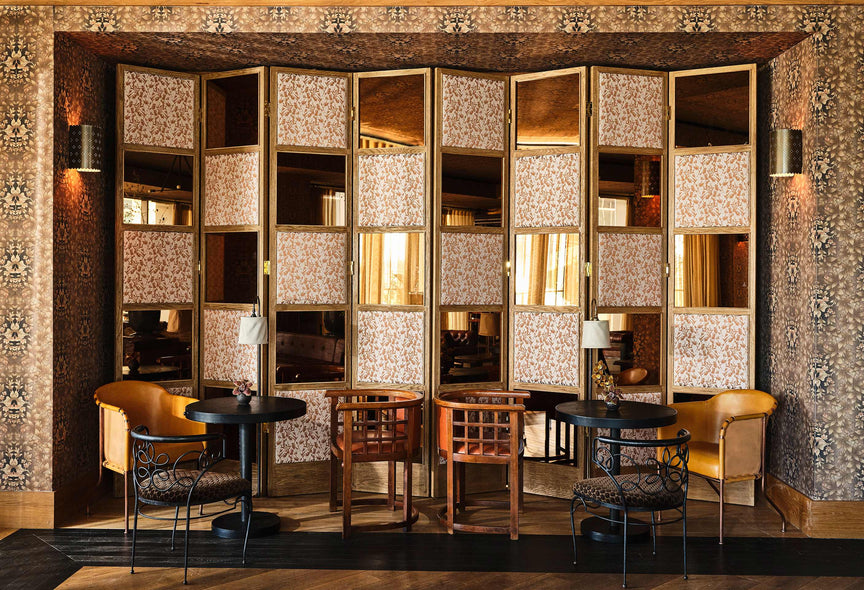 Restaurant interior by Kelly Wearstler