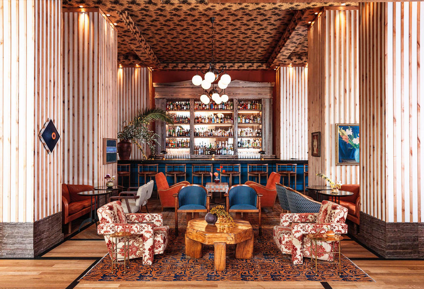 Restaurant interior by Kelly Wearstler