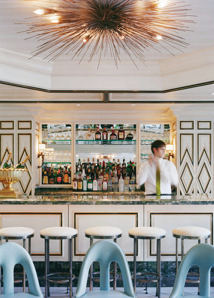 Restaurant interior by Kelly Wearstler