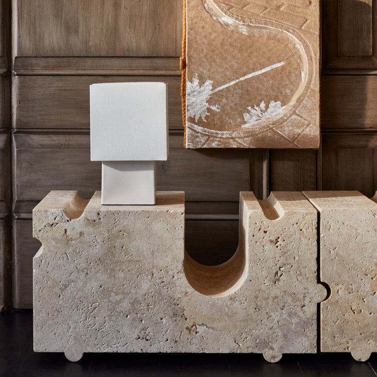 Kelly Wearstler Pari Small Square Table Lamp — view 2