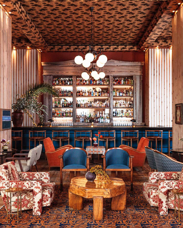 Peacock Bar interior by Kelly Wearstler