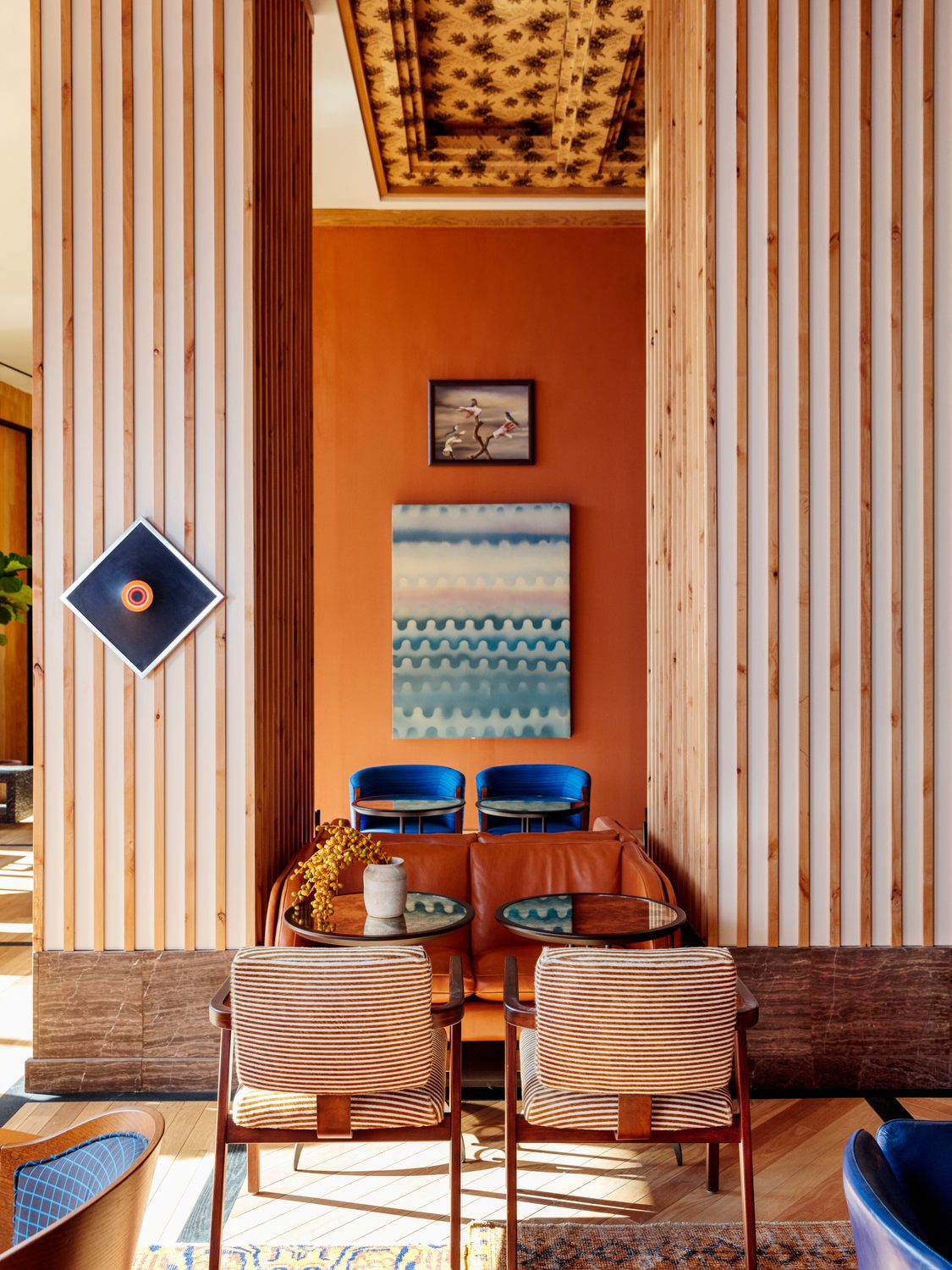 Peacock Bar interior by Kelly Wearstler