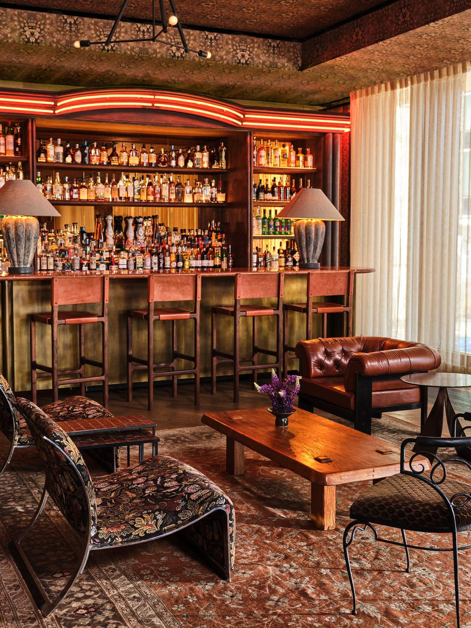 The Quill Room interior by Kelly Wearstler