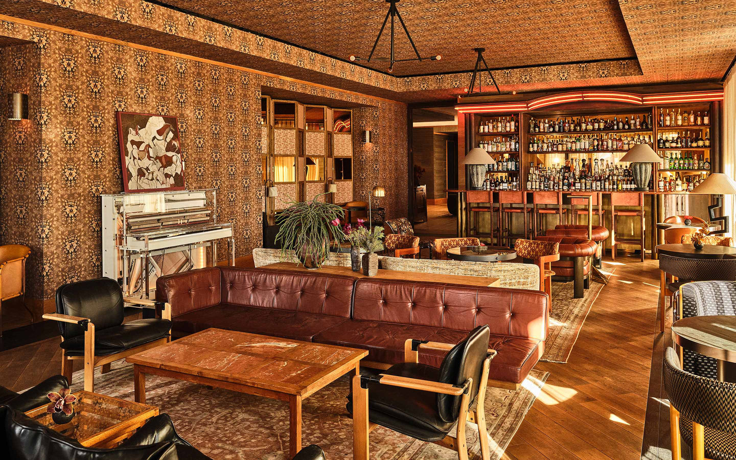 The Quill Room interior by Kelly Wearstler