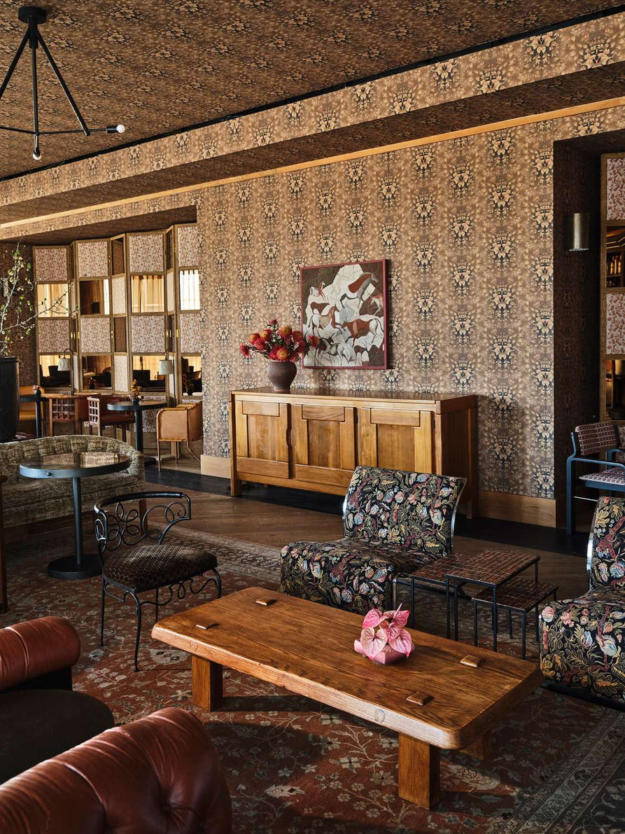 The Quill Room interior by Kelly Wearstler