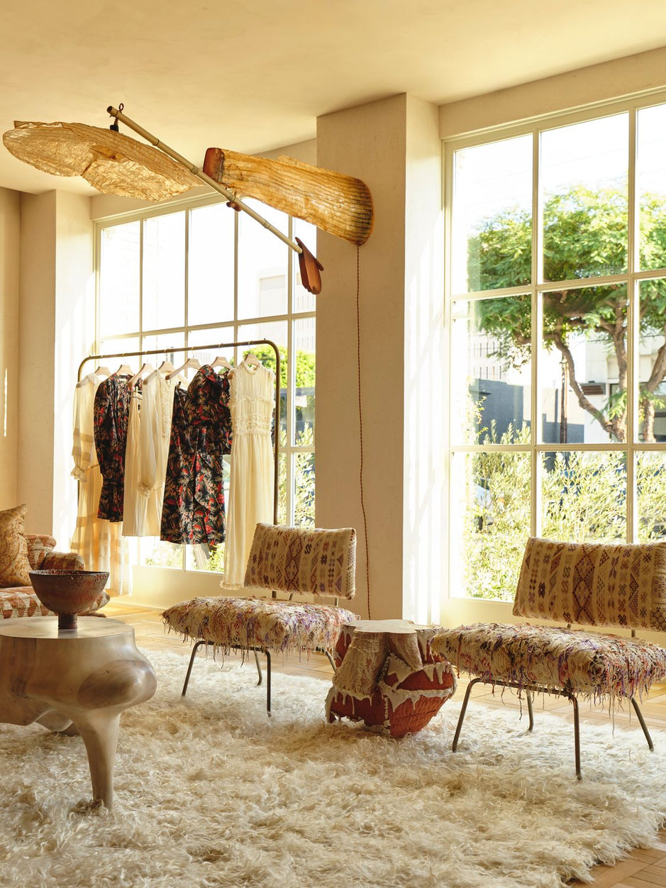 Ulla Johnson interior by Kelly Wearstler