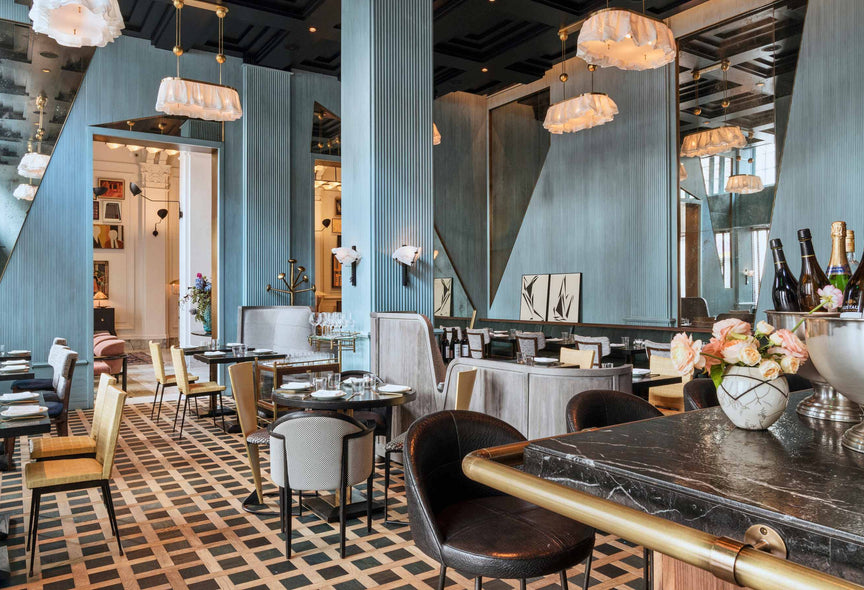 Villon interior by Kelly Wearstler